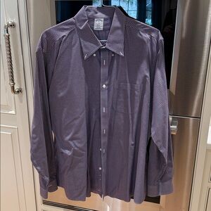 Worn Once Brooks Brothers Blue & Red Plaid Buttondown XXL